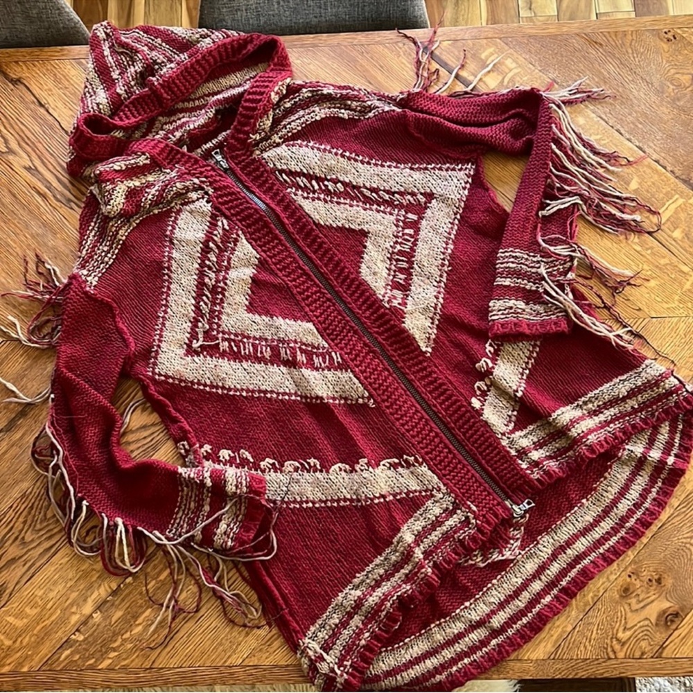Free People Fringe Zip-up Cardigan - Picture 2 of 4